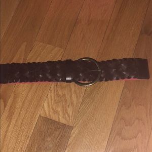 Braided and coral elastic belt